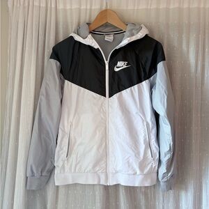 Nike Black and White Windbreaker